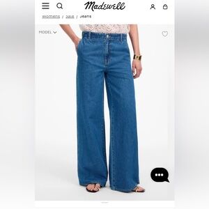 Classic Blue Wide-Leg trouser Jeans